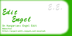 edit engel business card
